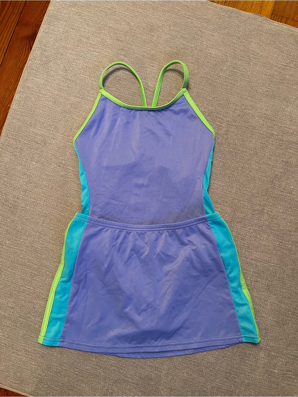 Talbots Kids Girls' One-Piece Swim Suit & Matching Skirt Size 10